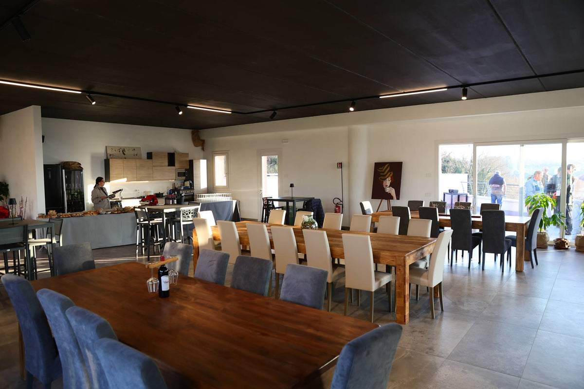 Sala degustazione di Tenute Maliga